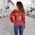 (Custom Personalised) Tonga Christmas - Kilisimasi Fiefia Santas Polynesia Women Off Shoulder Sweater - LT2 - Polynesian Pride