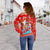 (Custom Personalised) Hawaii Christmas Santas Surf Mele Kalikimaka Women Off Shoulder Sweater - LT2 - Polynesian Pride