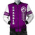 (Personalized) Hawaii Bomber Jacket - Pearl City High Custom Your Class Bomber Jacket AH Purple Unisex - Polynesian Pride