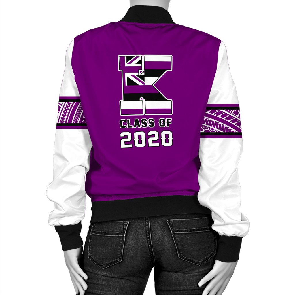 (Personalized) Hawaii Bomber Jacket - Pearl City High Custom Your Class Bomber Jacket AH - Polynesian Pride