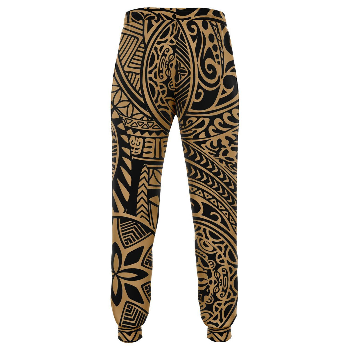 Polynesian Hawaiian Style Tribal Tattoo Gold Joggers - Polynesian Pride
