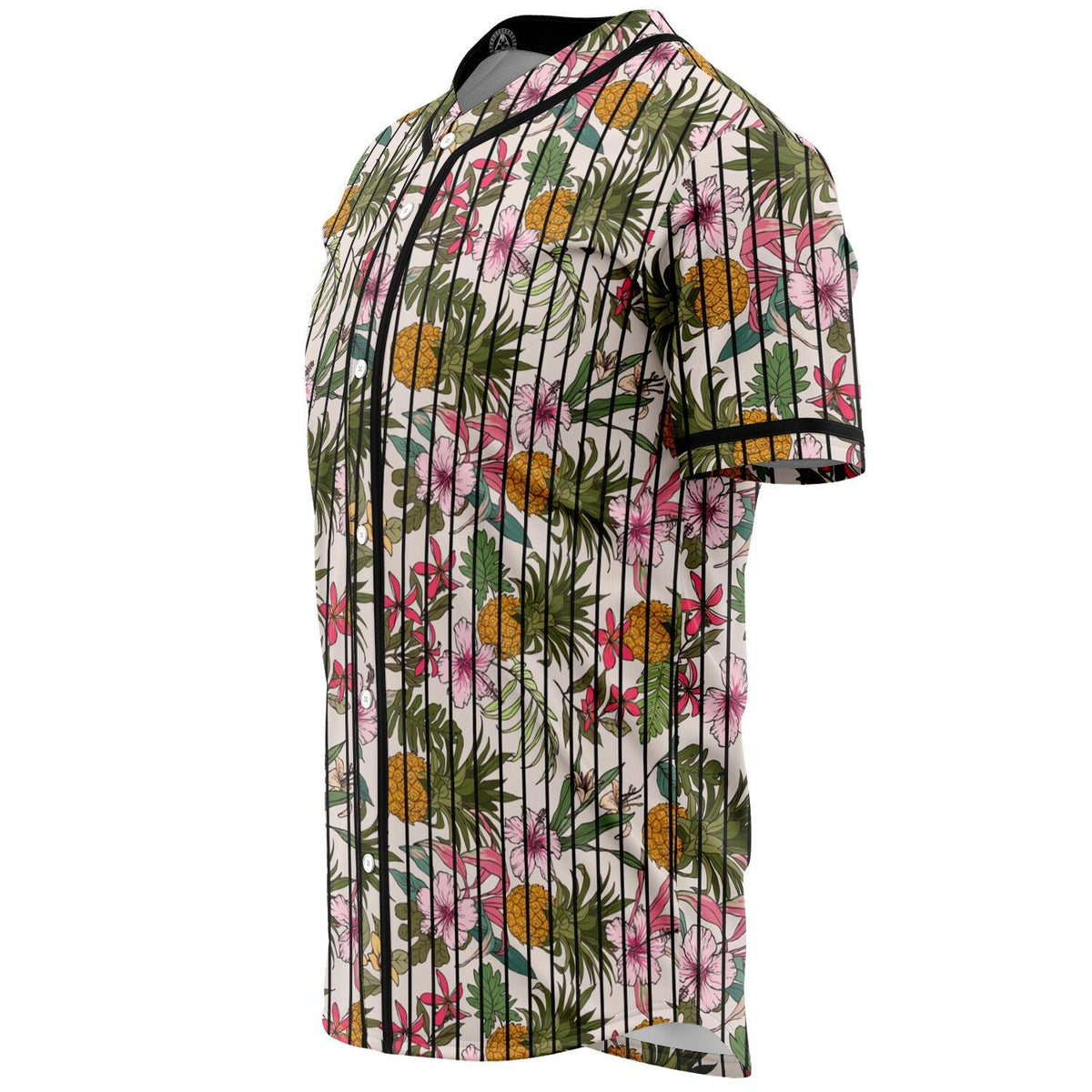 Tropical Pineaapple Baseball Jersey - Polynesian Pride