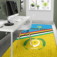 (Custom Personalised) Vanuatu Torba Province Area Rug - Flag Style - LT12 - Polynesian Pride