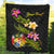 Tonga Polynesian Custom Personalised Quilt - Plumeria Tribal - Polynesian Pride