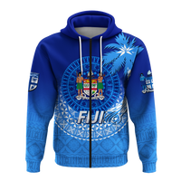 Custom Fiji Tapa Tribal Coconut Tree Hoodie LT12 - Polynesian Pride