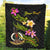 Vanuatu Polynesian Custom Personalised Quilt - Plumeria Tribal - Polynesian Pride