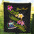 Samoa Polynesian Custom Personalised Quilt - Plumeria Tribal - Polynesian Pride