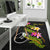 Yap Polynesian Custom Personalised Area Rug - Plumeria Tribal - Polynesian Pride