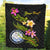 Marshall Islands Polynesian Custom Personalised Quilt - Plumeria Tribal - Polynesian Pride