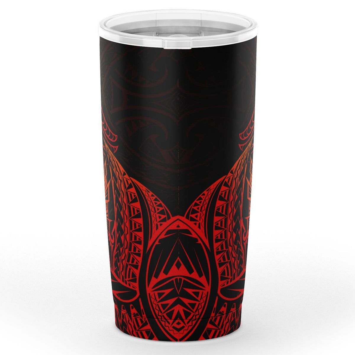 Tonga Polynesian Tumbler - Red - Polynesian Turtle Manta Ray - Polynesian Pride
