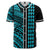 Hawaii Polynesian Kakau Baseball Jersey - Freestyle - Blue Blue - Polynesian Pride