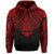 Polynesian Skull Hawaii Hoodie Red Circle Style - Polynesian Pride