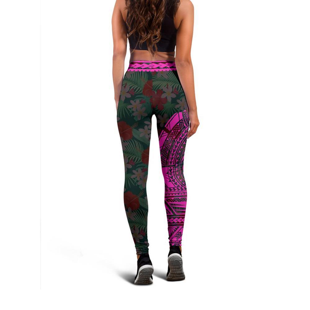 Polynesian Rising 17th Leggings (Pink) A6 - Polynesian Pride