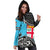 Fiji Hoodie Dress - Fiji Flag Fall In The Wave K9 - Polynesian Pride