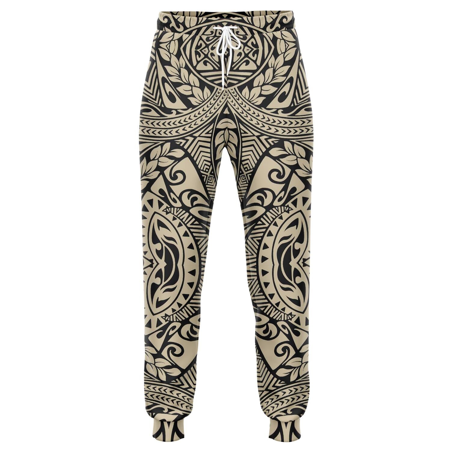 Polynesian Culture Old Joggers Unisex Black - Polynesian Pride