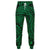 Polynesian Maori Lauhala Green Joggers Unisex Green - Polynesian Pride