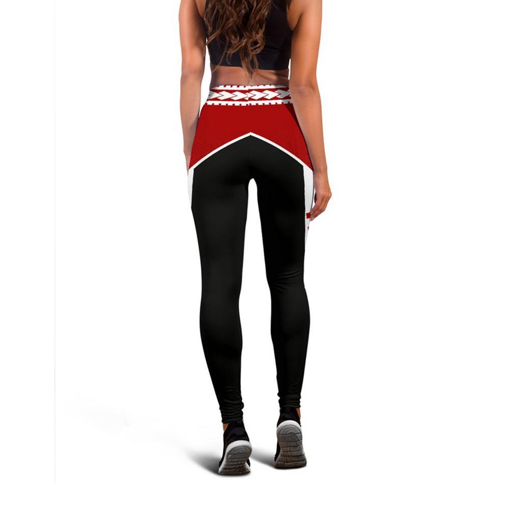 Fiji Active 4th Leggings A16 - Polynesian Pride