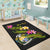 Nauru Polynesian Custom Personalised Area Rug - Plumeria Tribal - Polynesian Pride