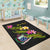 Samoa Polynesian Custom Personalised Area Rug - Plumeria Tribal - Polynesian Pride