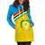 (Custom Personalised) Vanuatu Torba Province Hoodie Dress - Flag Style - LT12 - Polynesian Pride