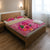 Nauru Polynesian Custom Personalised Bedding Set - Floral With Seal Pink - Polynesian Pride