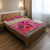 Wallis And Futuna Polynesian Custom Personalised Bedding Set - Floral With Seal Pink - Polynesian Pride