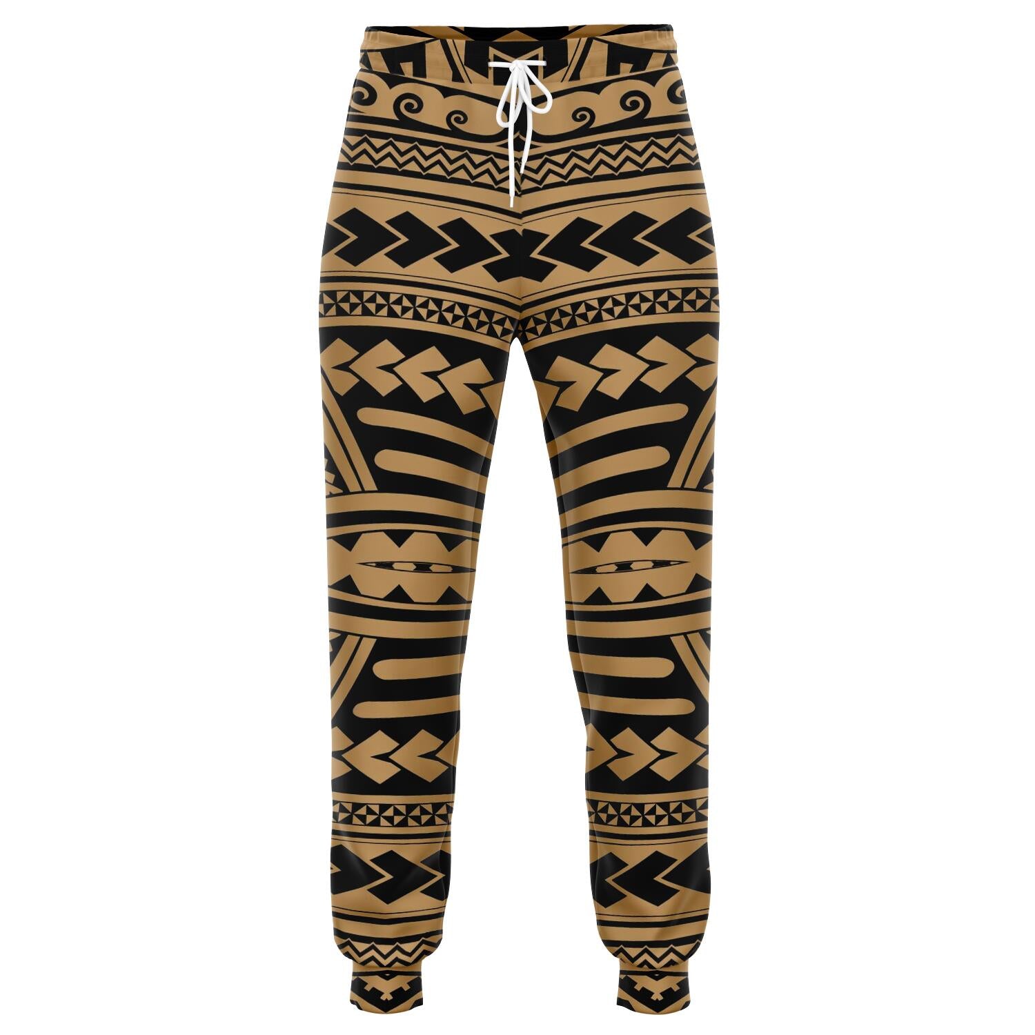Polynesian Seamless Gold Joggers Unisex Gold - Polynesian Pride