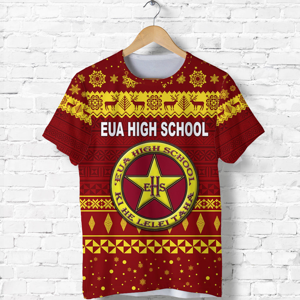 Eua High School Christmas T Shirt Simple Style LT8 - Polynesian Pride