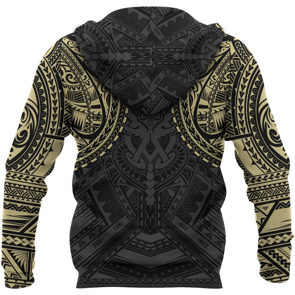 Polynesian Spirit Pullover Hoodie Polynesian Tattoo Style A6 - Polynesian Pride