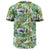 Tropical Orange Orchids Strelitzia Monstera Baseball Jersey - Polynesian Pride