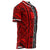 Hawaii Polynesian Kakau Baseball Jersey V.2 - Freestyle - Red - Polynesian Pride