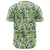 Hawaii White Seamless Ethnic Pattern Monstera Leaf Baseball Jersey - Polynesian Pride