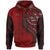 Fiji Hoodie Red Polynesian Patterns Best Fiji Ever Unisex Black - Polynesian Pride