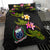 Samoa Polynesian Custom Personalised Bedding Set - Plumeria Tribal - Polynesian Pride