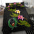 Pohnpei Polynesian Custom Personalised Bedding Set - Plumeria Tribal - Polynesian Pride