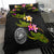 American Samoa Polynesian Custom Personalised Bedding Set - Plumeria Tribal - Polynesian Pride