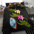 Guam Polynesian Custom Personalised Bedding Set - Plumeria Tribal - Polynesian Pride