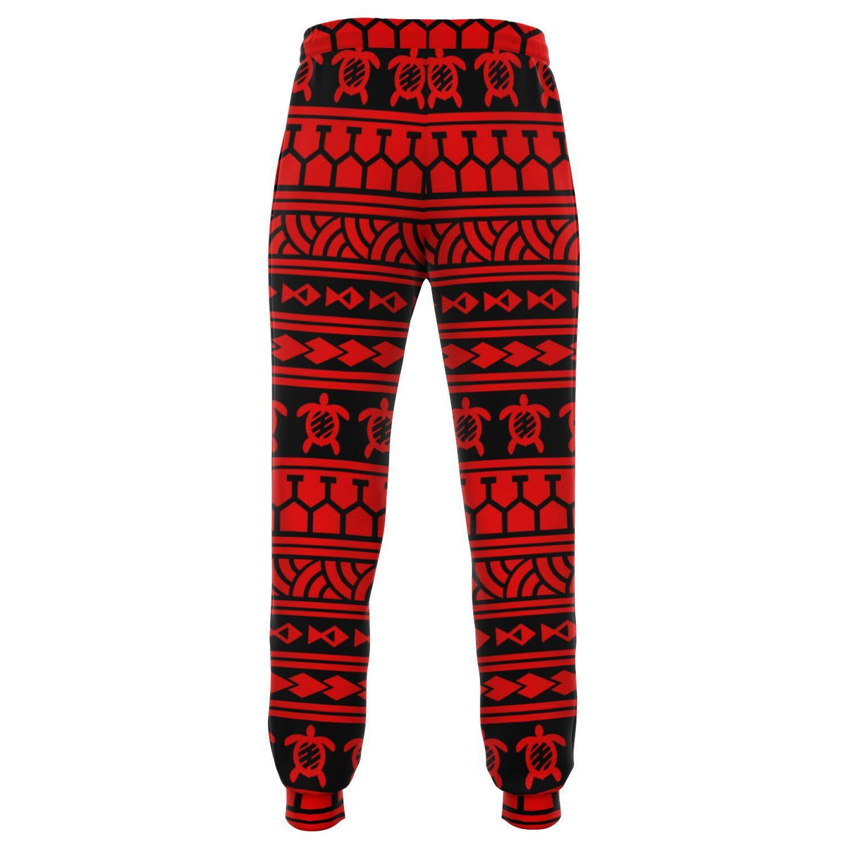 Polynesian Tattoo Tribal Red Joggers - Polynesian Pride