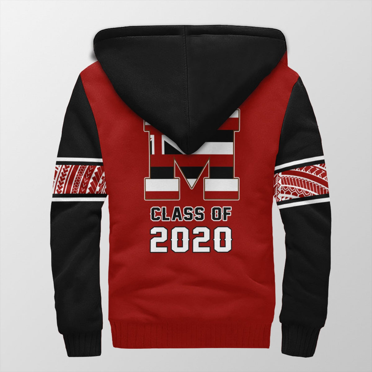 (Personalised) Hawaii - Farrington High Custom Your Class Sherpa Hoodie AH - Polynesian Pride