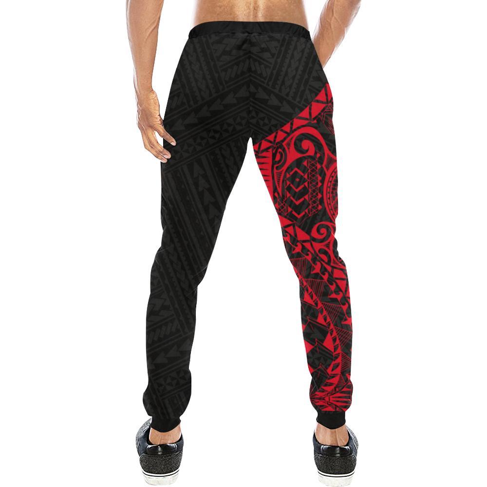 Polynesian Rising 1st Sweatpants (Red) A16 - Polynesian Pride