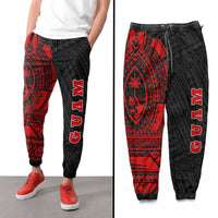 Guam Rising 2nd Sweatpants (Red) A6 Unisex Red - Polynesian Pride