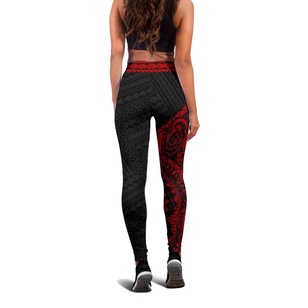 Marshall Islands 2nd Leggings (Red) A6 - Polynesian Pride