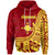 Rotuma Hoodie Hapmak Flag Rotuma Unisex Red - Polynesian Pride