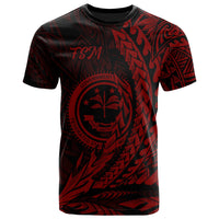 Federated States of Micronesia T Shirt Red Wings Style Unisex Black - Polynesian Pride