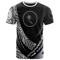 Chuuk State T Shirt Polynesian Patterns Sport Style Unisex Black - Polynesian Pride