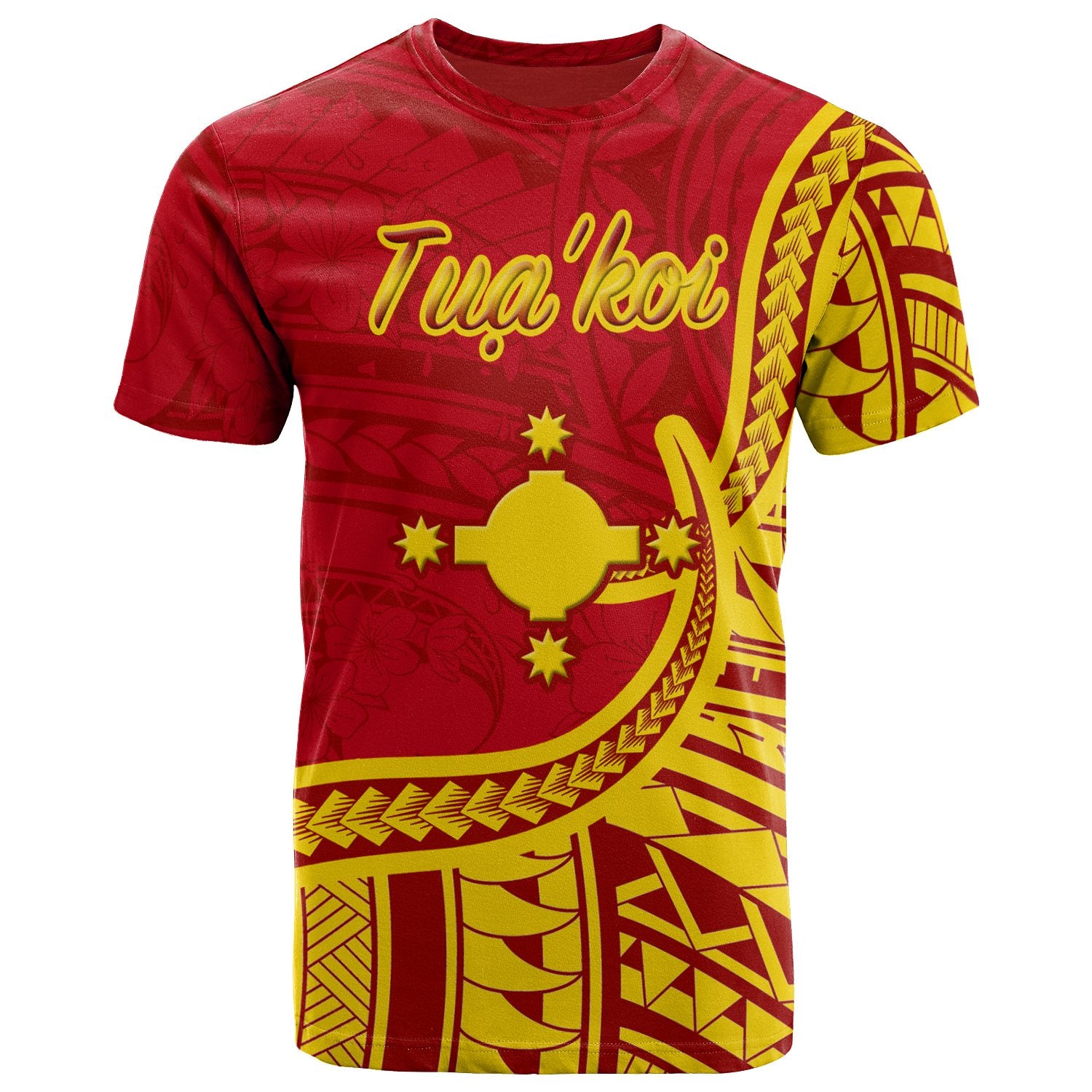 Rotuma T Shirt Tuakoi Flag Rotuma Unisex Red - Polynesian Pride