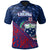 Samoa Polo Shirt Vailima Polynesian Patterns With Bamboo Unisex Blue - Polynesian Pride