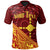 Rotuma Polo Shirt Custom Tapa Patterns With Bamboo Unisex Red - Polynesian Pride