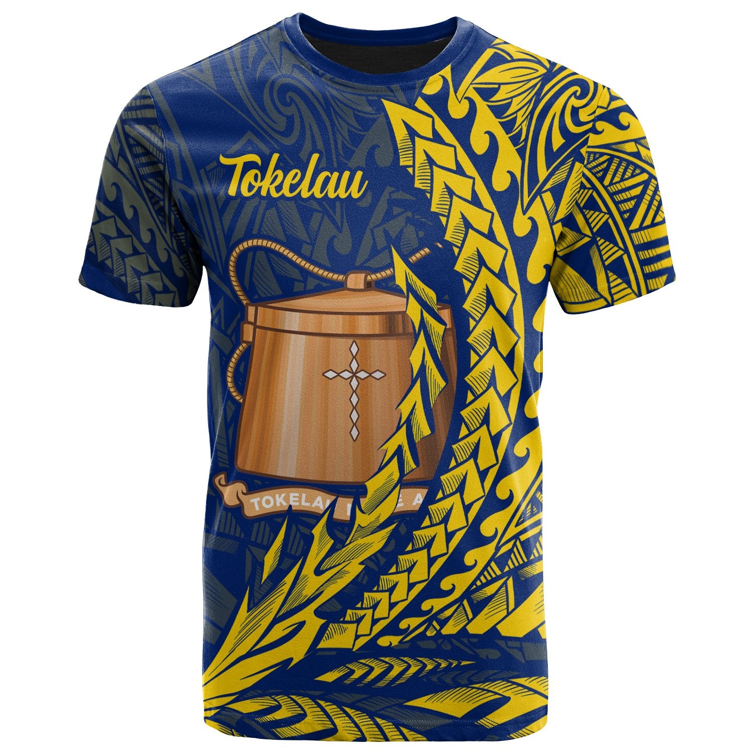 Tokelau T Shirt Wings Style Unisex Black - Polynesian Pride