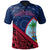 Guam Polo Shirt Tamuning Tumon Harmon Tapa Patterns With Bamboo Unisex Blue - Polynesian Pride